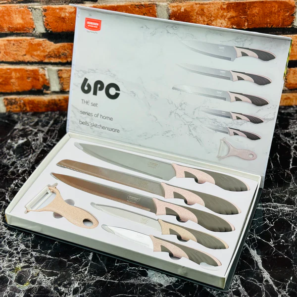 Bobssen 6pcs Kitchen Knife Set - Image 5