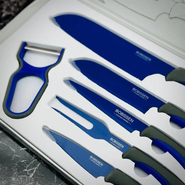 Bobssen 6pcs Kitchen Knife Set With Ceramic Peeler - Image 13