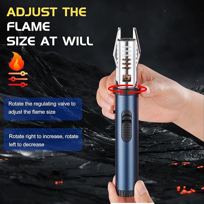 Bright Fire Lighter with Safety Lock and Adjustable Flame - Image 3