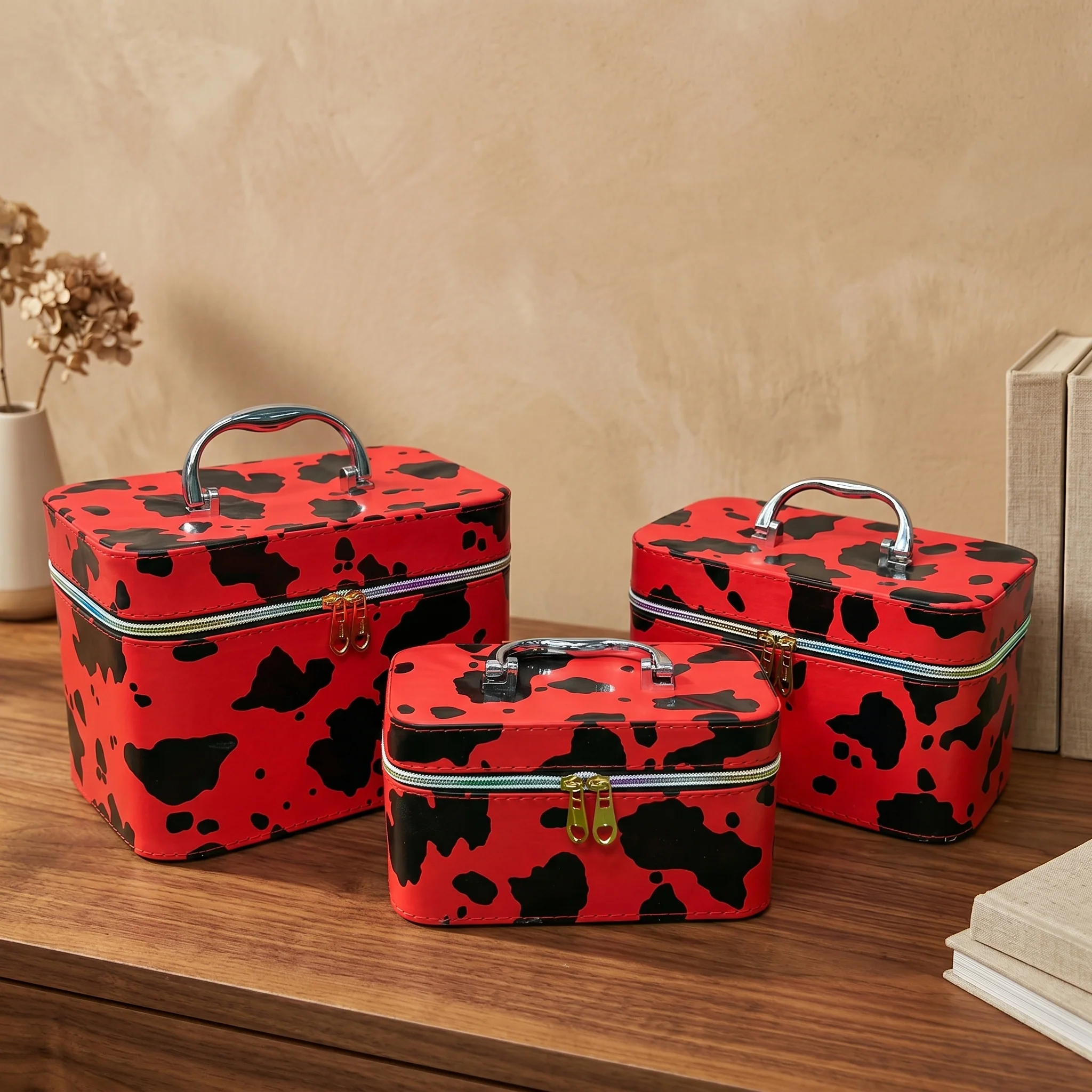 Premium 3-Piece Cosmetic Storage Box Set – Stylish Makeup & Skincare Organizer - Image 5