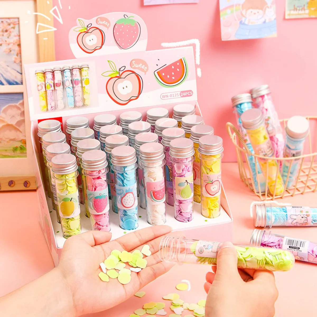Mini Paper Soap - Set Of 6 Plastic Bottle - Image 4