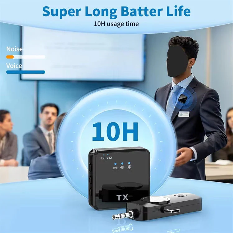 F11-2 3 in 1 Wireless Microphone - For Mobile Phone Video Recording, Vlogging, and for Studio Use - Image 8