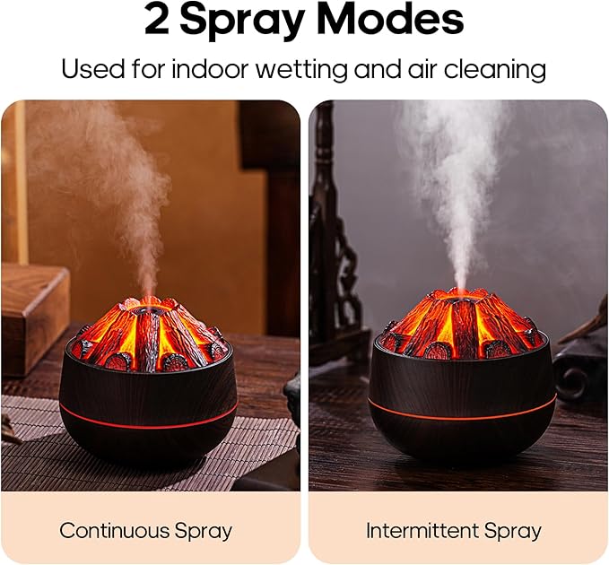 Flame Essential Diffuser Bonfire Humidifier 300ml - Image 4