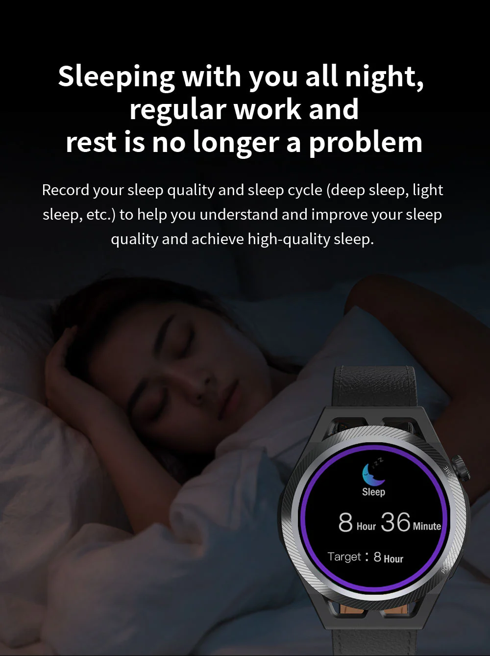 IP67 Waterproof Smartwatch with Heart Rate & Sleep Monitoring - Image 2