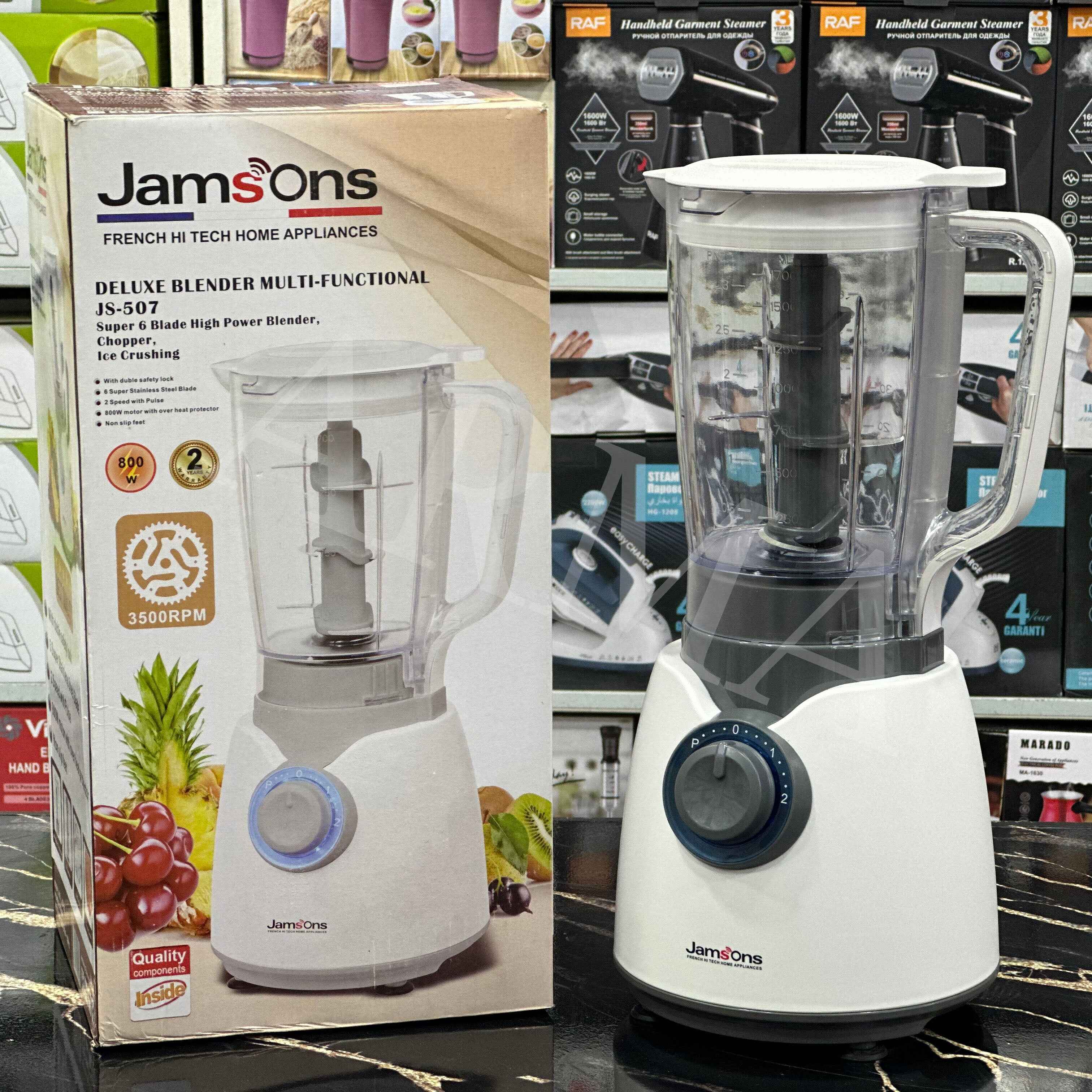 Jamsons Deluxe Multi Functional Blender - 3500RPM (JS-507) - Image 4