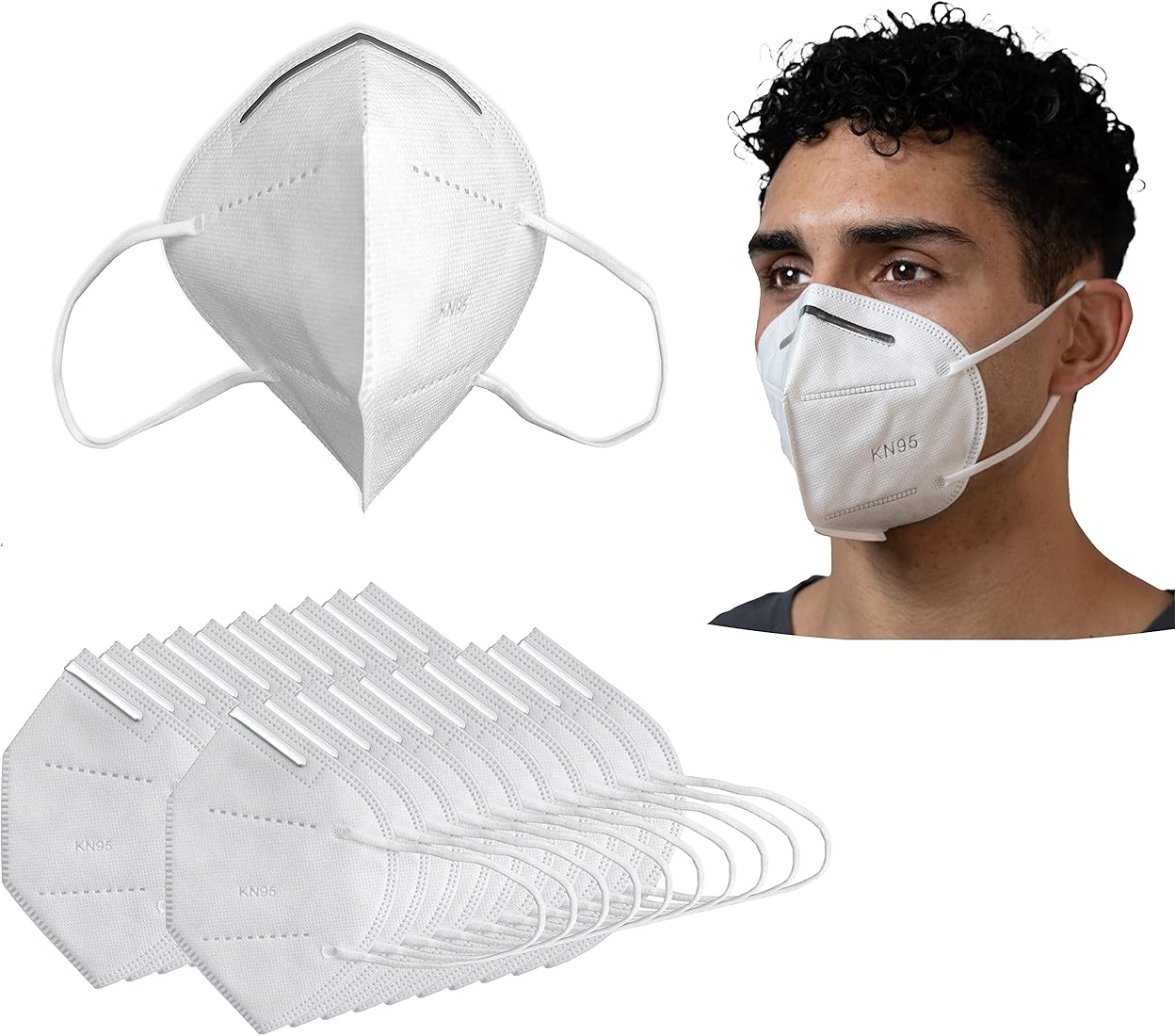 KN95 Face Mask with 5 Protective Layers - 20 Piece Bundle - Image 4