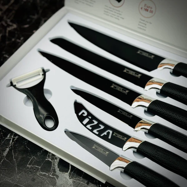 Lwiss 7pcs Non-Stick Coating Knife Set - Image 2