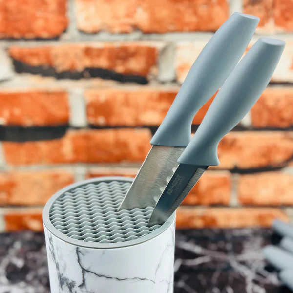 Marble Knife Block Set 8pcs AR+Cook - Image 3
