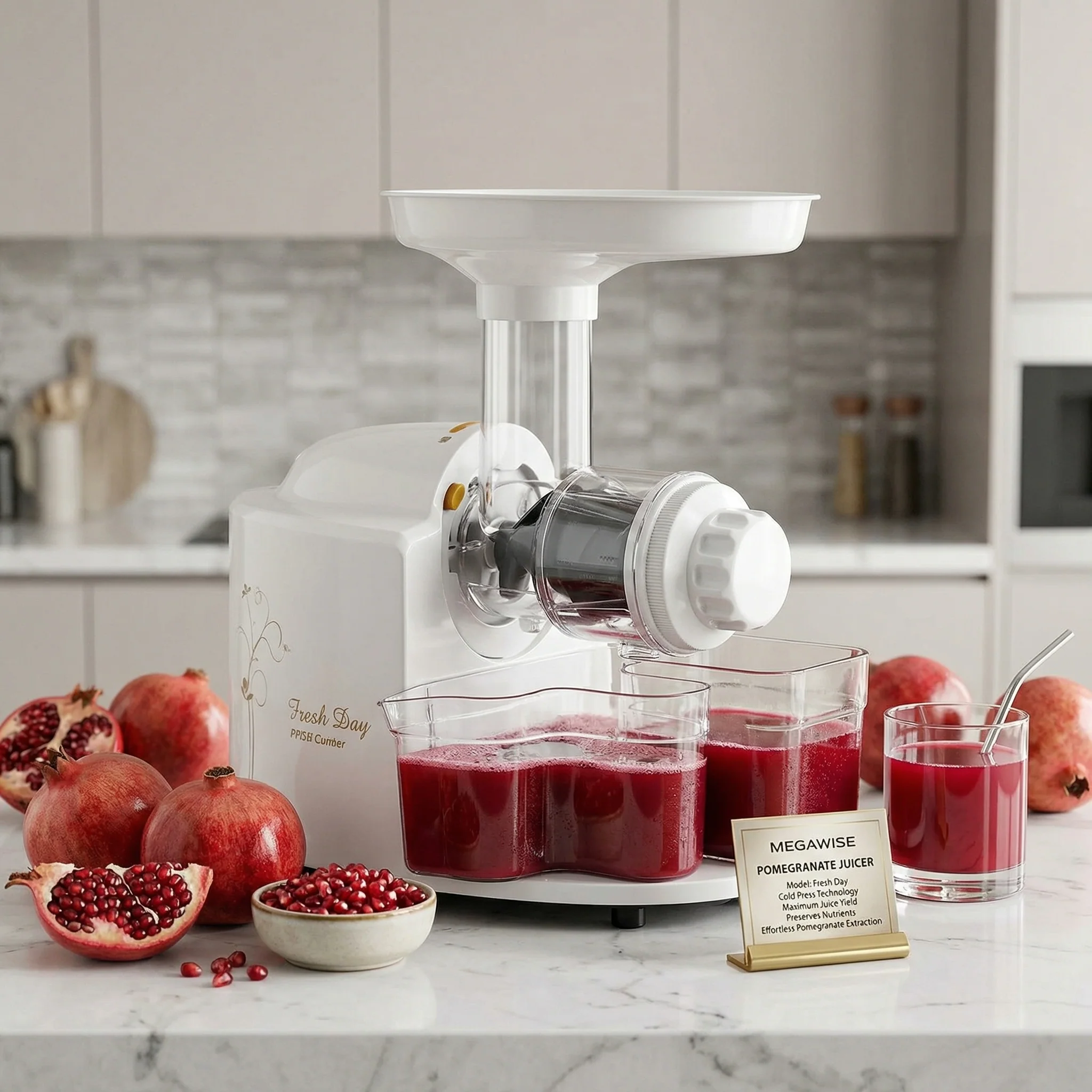 MegaWise Pomegranate Juicer – Powerful Manual Juice Extractor for Fresh & Healthy Drinks - Image 2