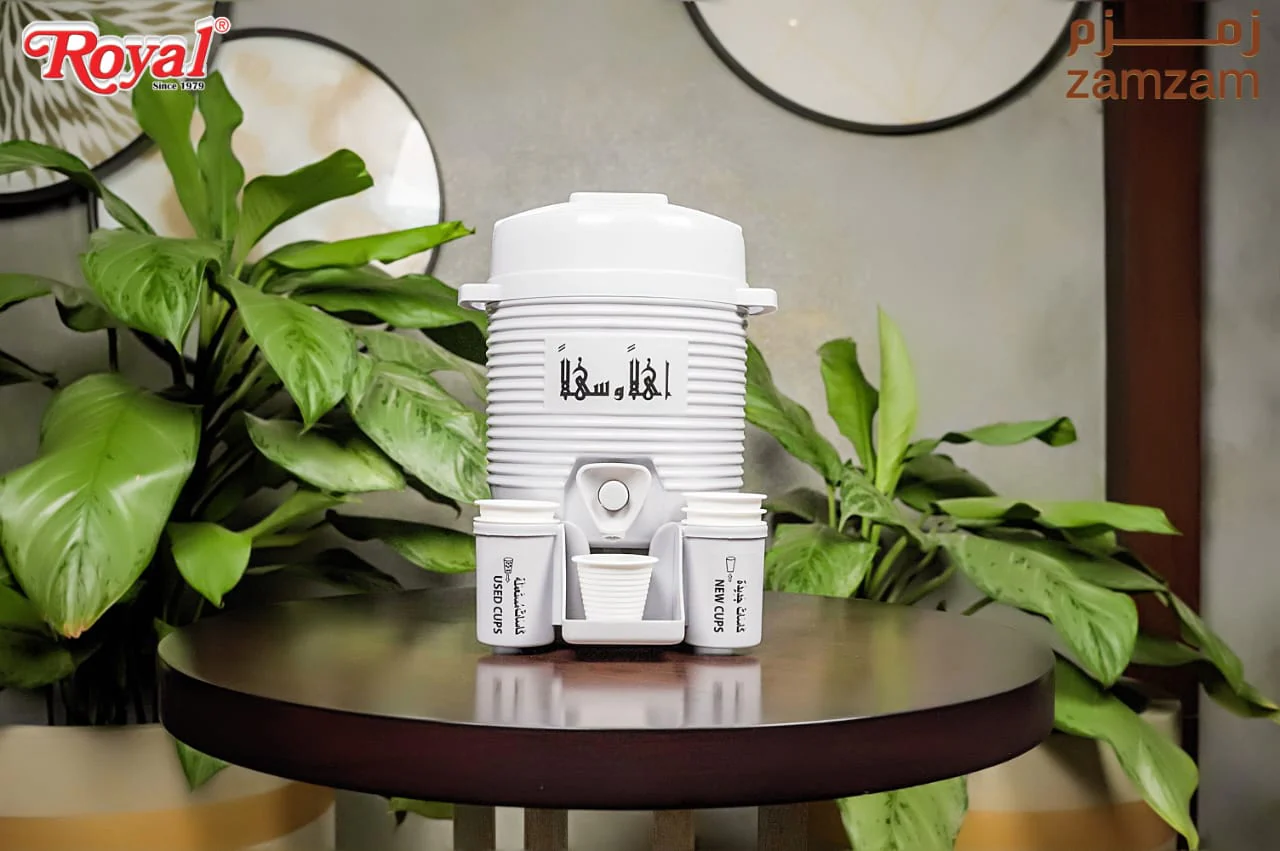 Mini Zamzam Dispenser 2L with 50ml ZamZam water Bottle - Image 7