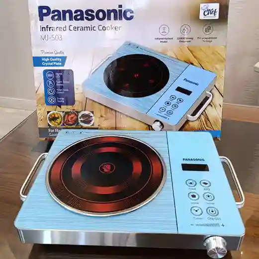 Panasonic Electric Infrared Cooker MJ-593 - 2200W Hot & Induction Plate