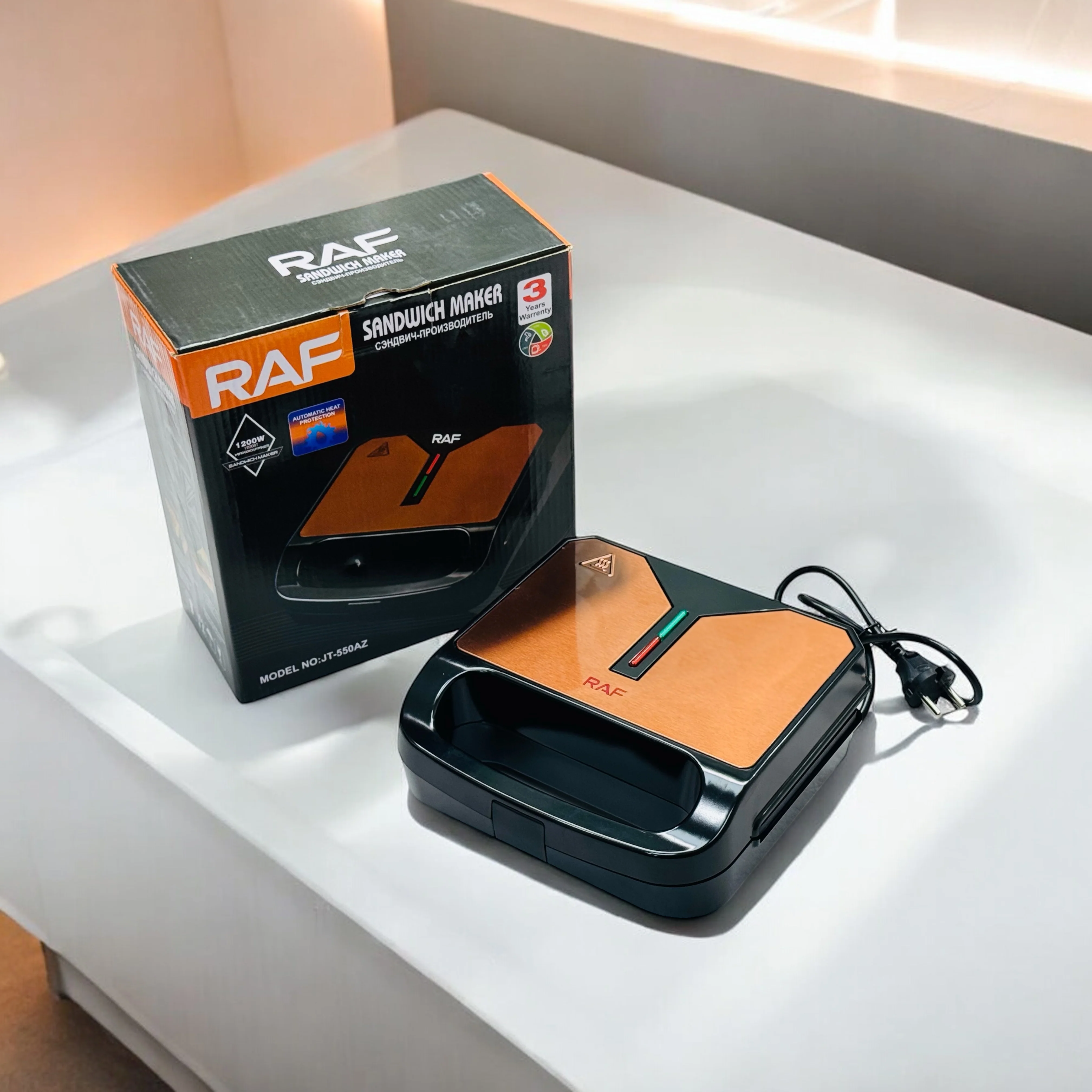 RAF Sandwich Maker 1200W