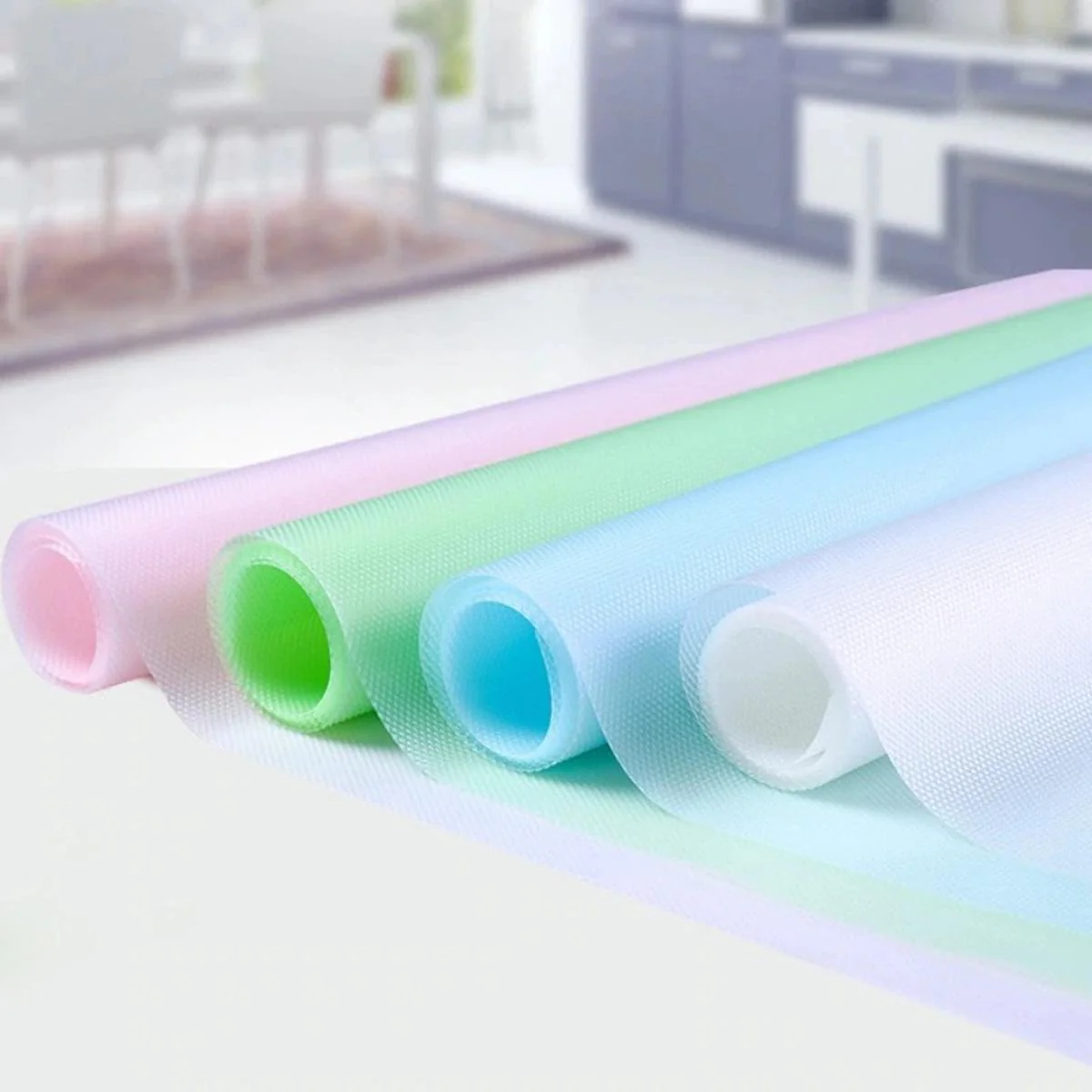 Sheets Reusable Refrigerator Mats Cabinet Non slip waterproof mate | 4 Pcs Set - Image 2
