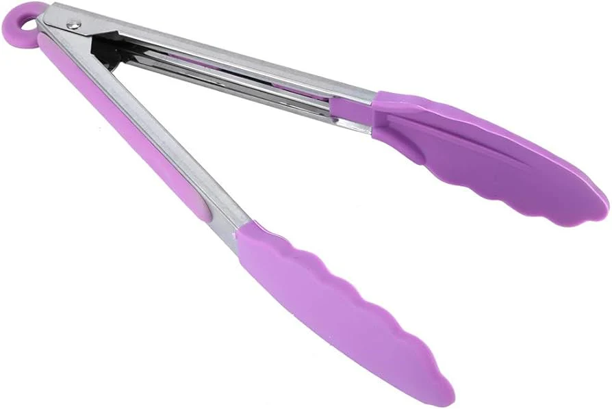 Silicone Food & Kitchen Tongs - 3 Pieces Set - Image 8