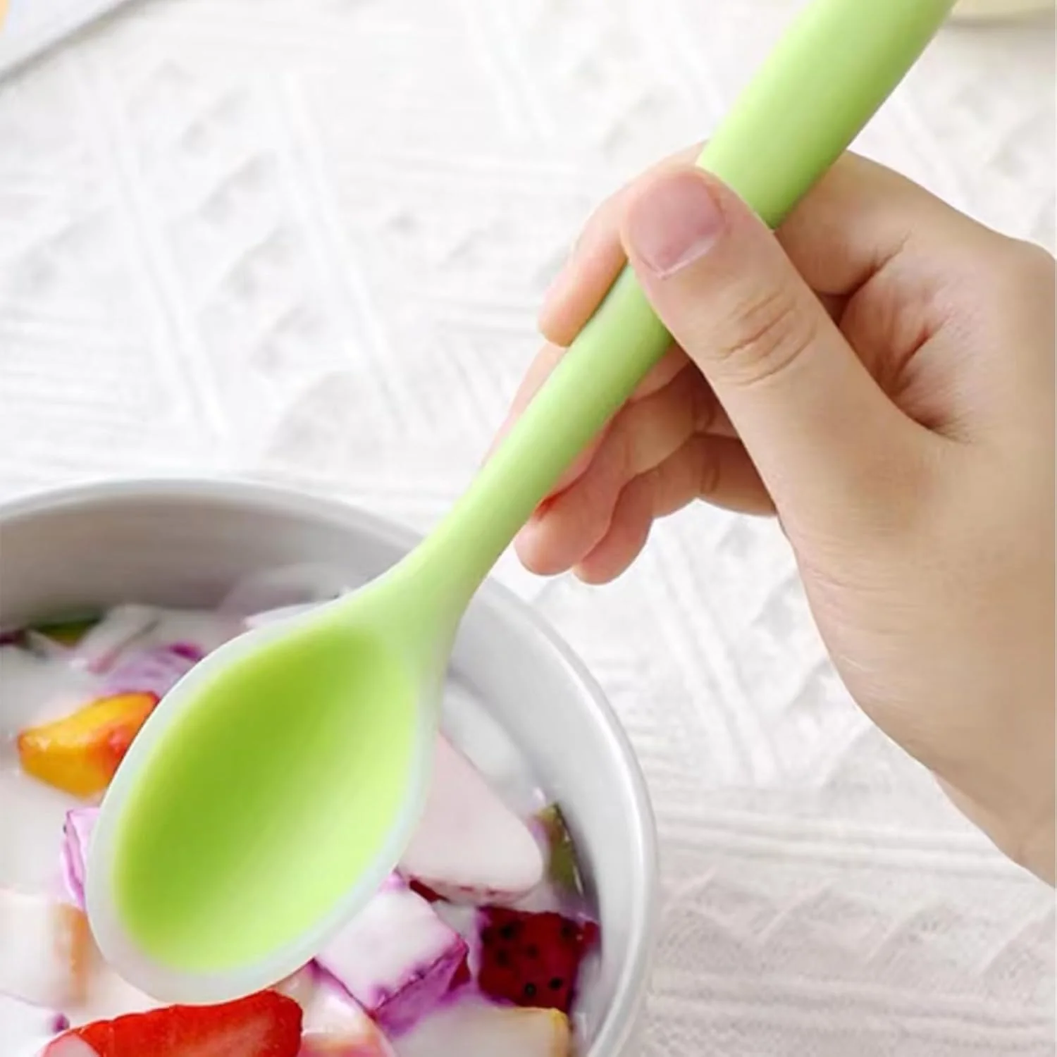 Silicone Spoonula Spatula (One-Piece Seamless Design) - Image 3